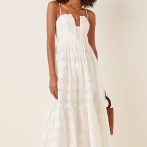 Ulla Johnson Aimie Polka-Dot Cotton-Silk Dress